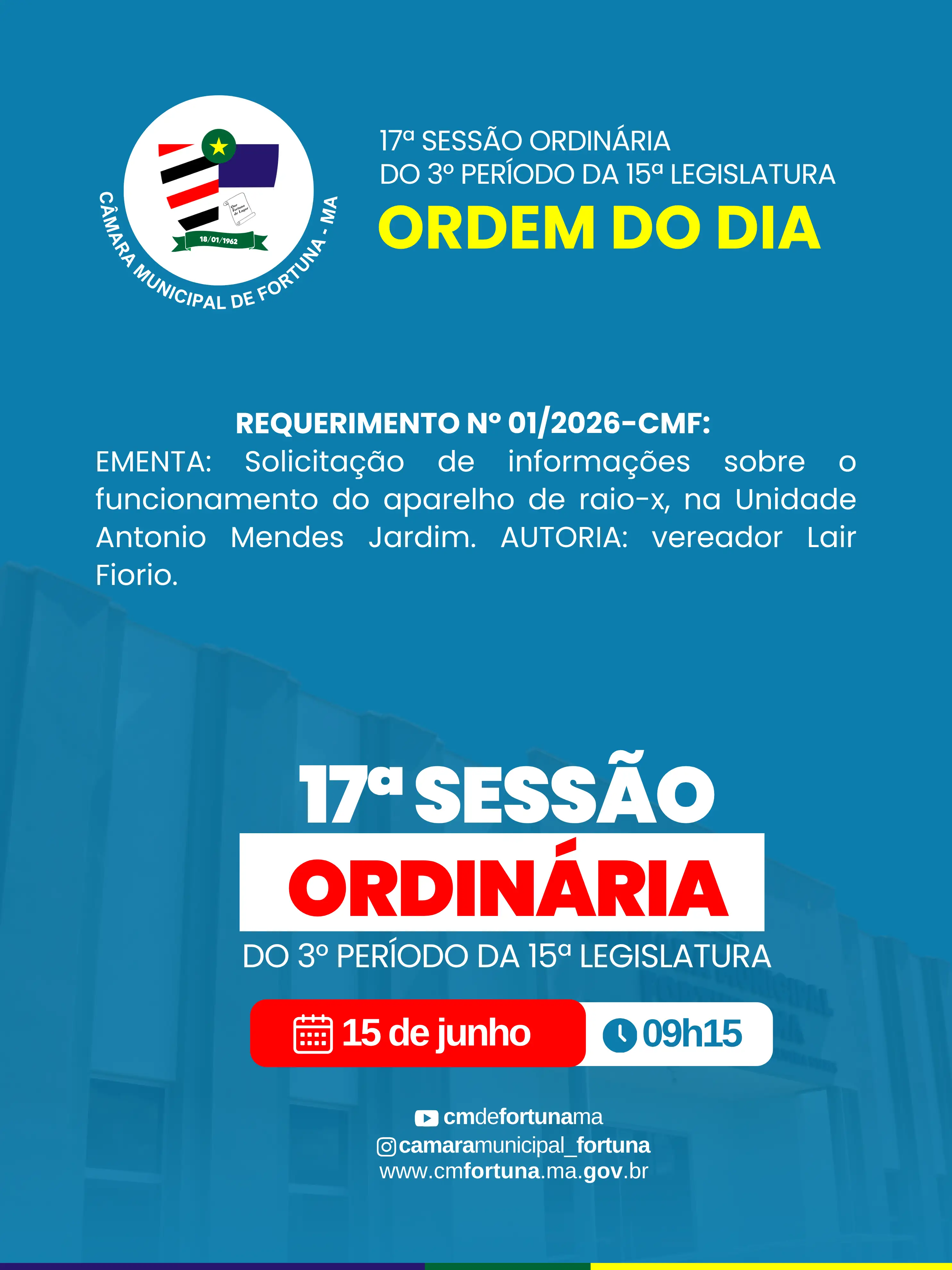 Foto 4 – 📢 ORDEM DO DIA – 17ª SESSÃO ORDINÁRIA