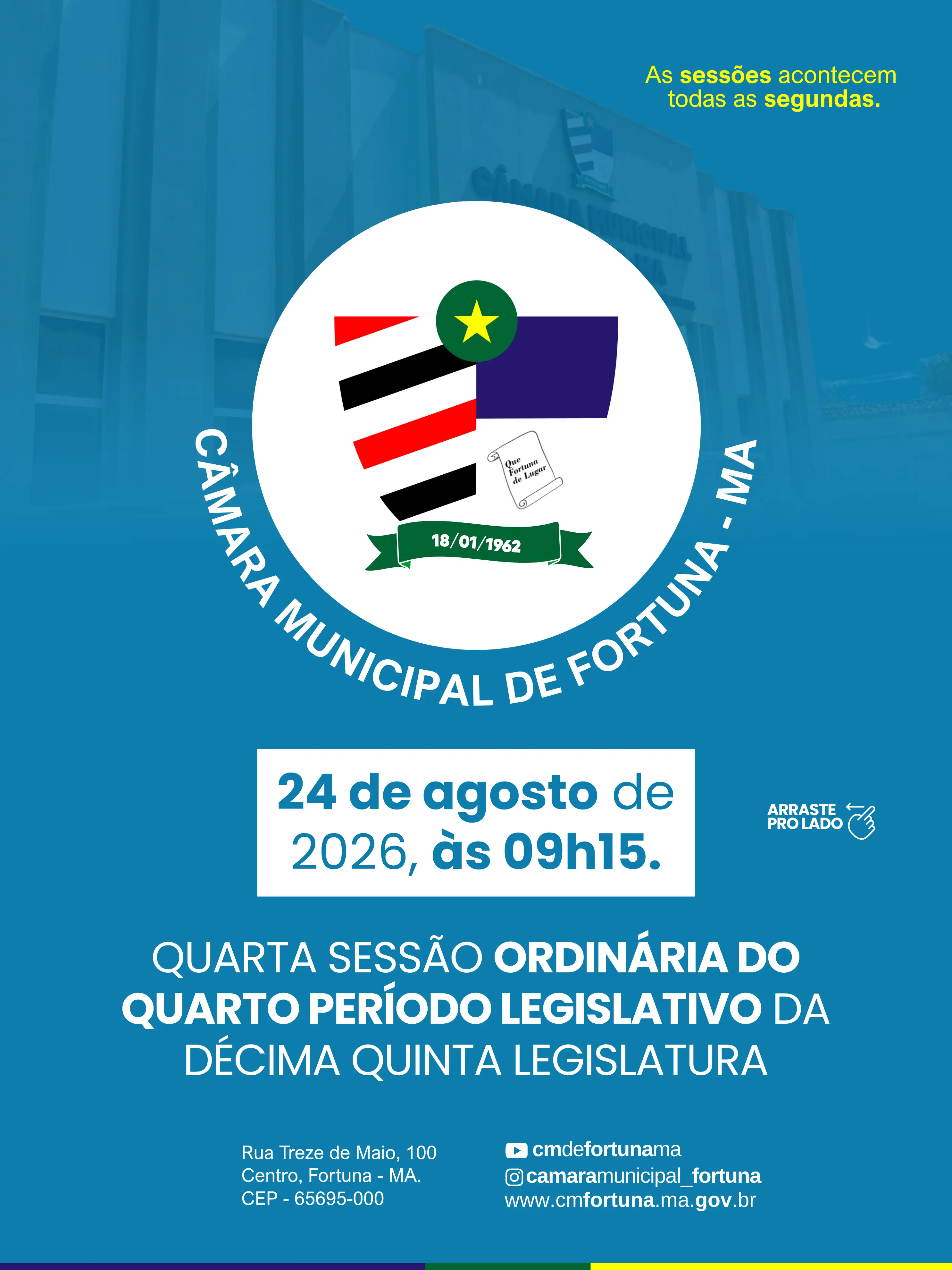 QUARTA SESSÃO ORDINÁRIA